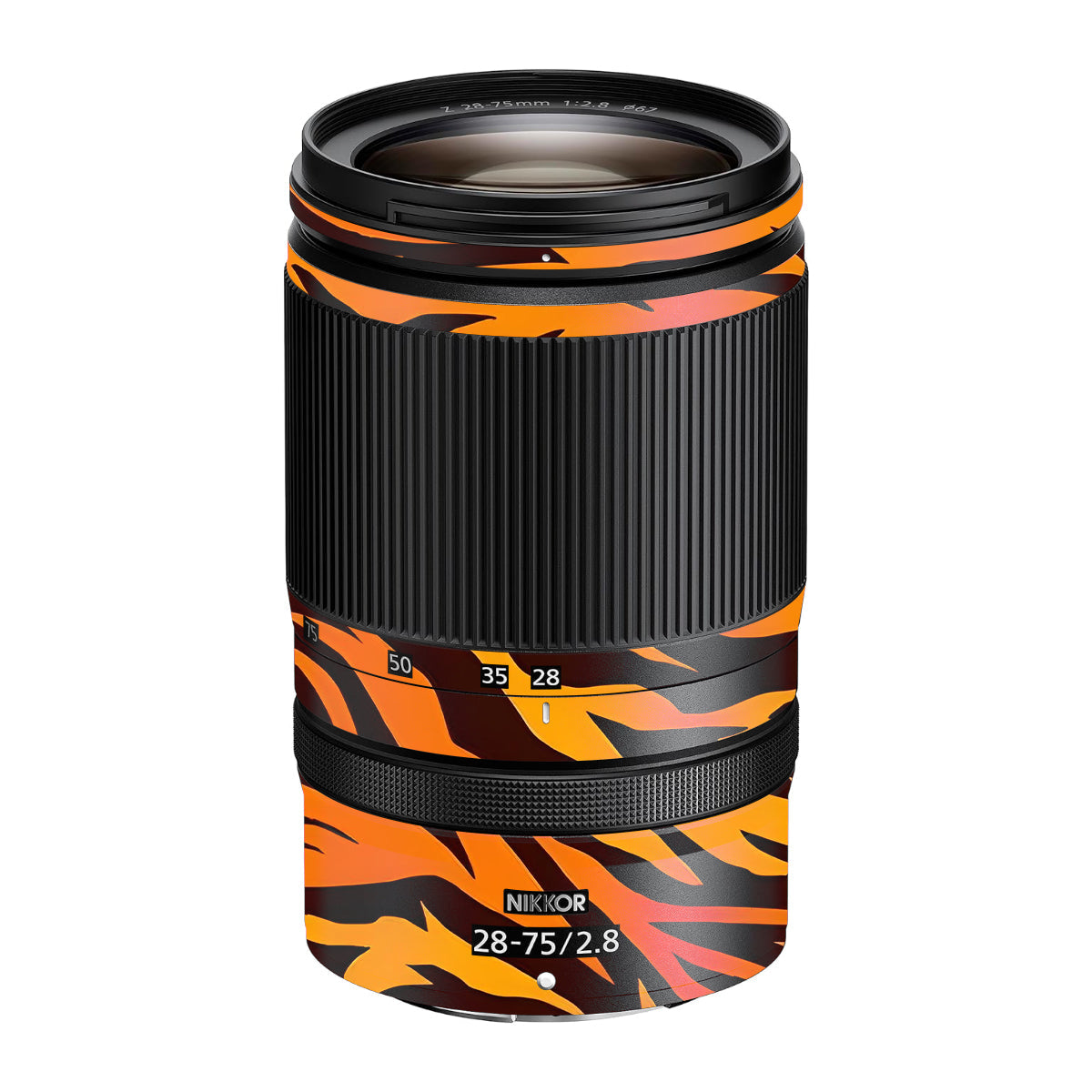 Wild Tiger Stripes Nikon Nikkor Z 28-75mm F/2.8 Camera Lens Skin