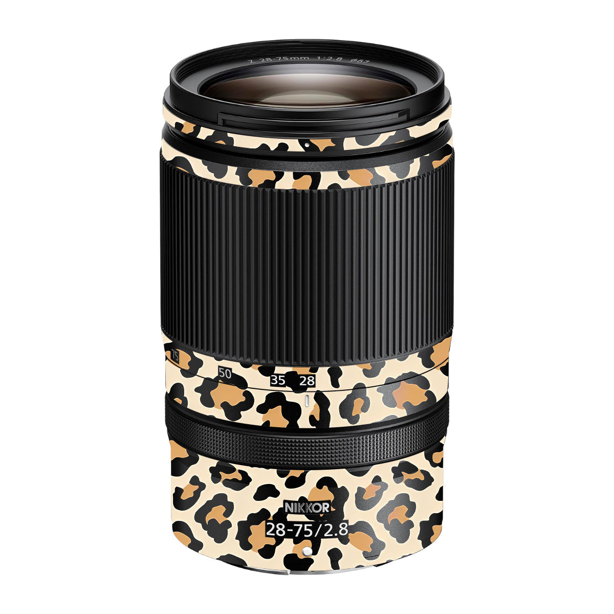 Sandy Leopard Spots Nikon Nikkor Z 28-75mm F/2.8 Camera Lens Skin