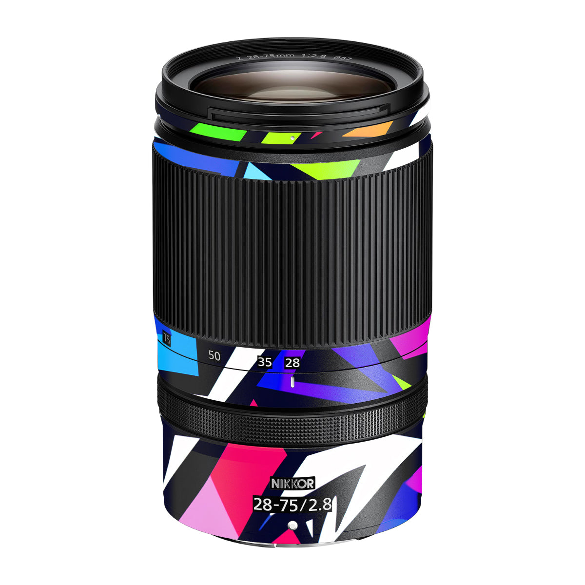 Bold Geometric Pop Nikon Nikkor Z 28-75mm F/2.8 Camera Lens Skin