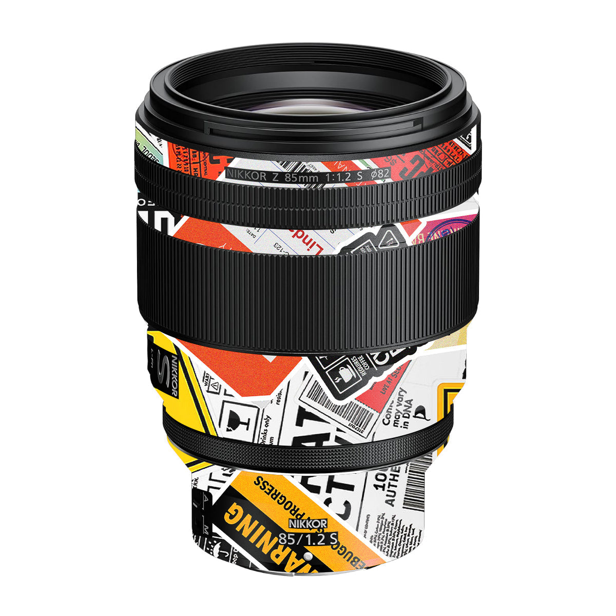 Tech Aesthetic Sticker Collage Nikon Nikkor Z 85mm F/1.2 S Camera Lens Skin