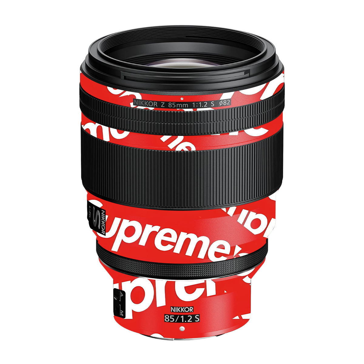 Supreme Red Nikon Nikkor Z 85mm F/1.2 S Camera Lens Skin