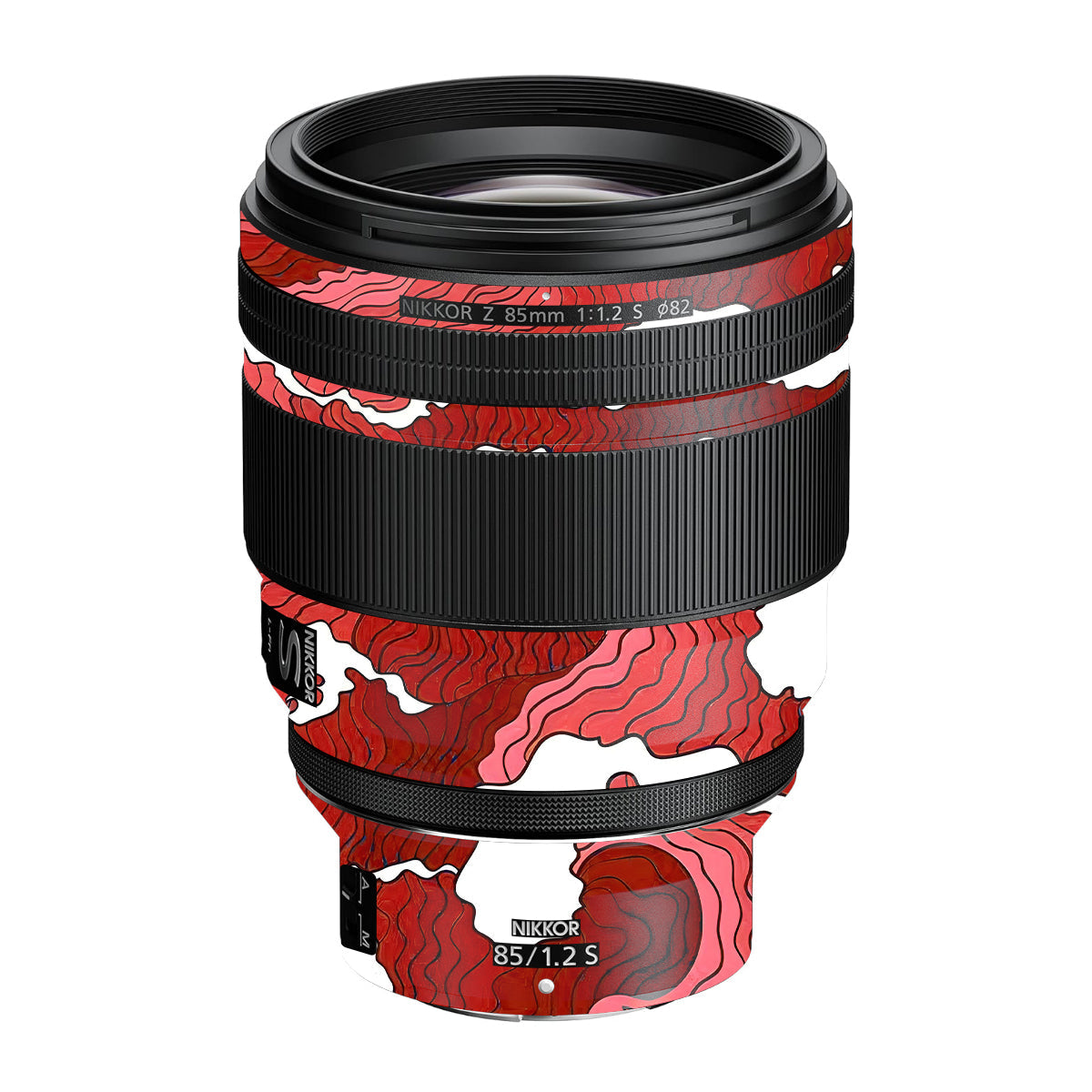 Cherry Waves Nikon Nikkor Z 85mm F/1.2 S Camera Lens Skin