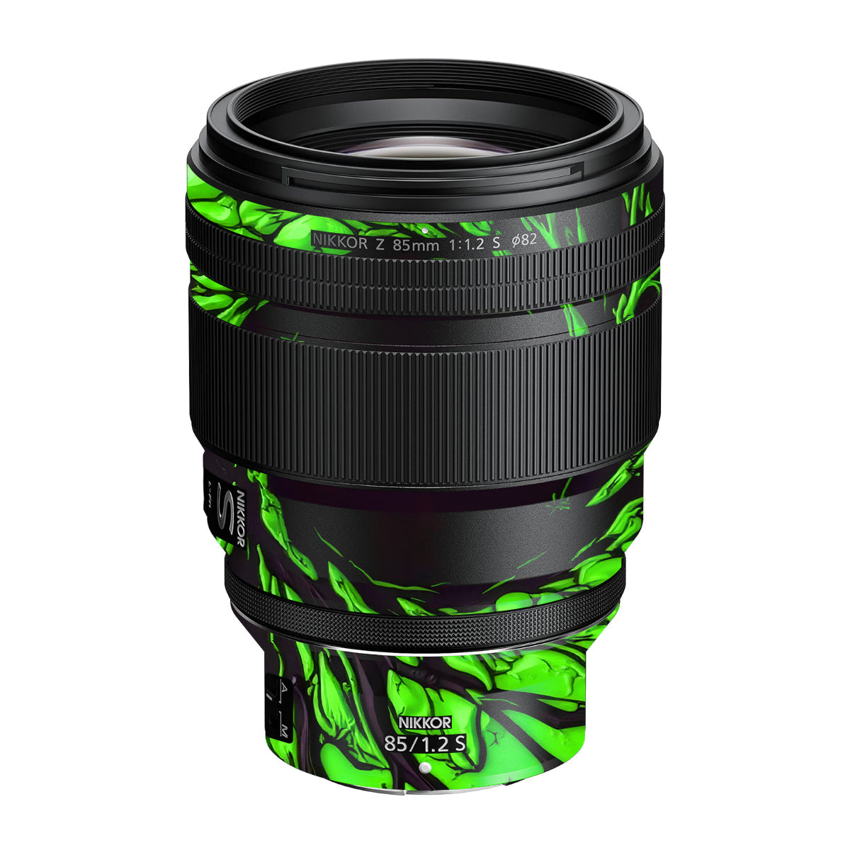 Venom Green Nikon Nikkor Z 85mm F/1.2 S Camera Lens Skin