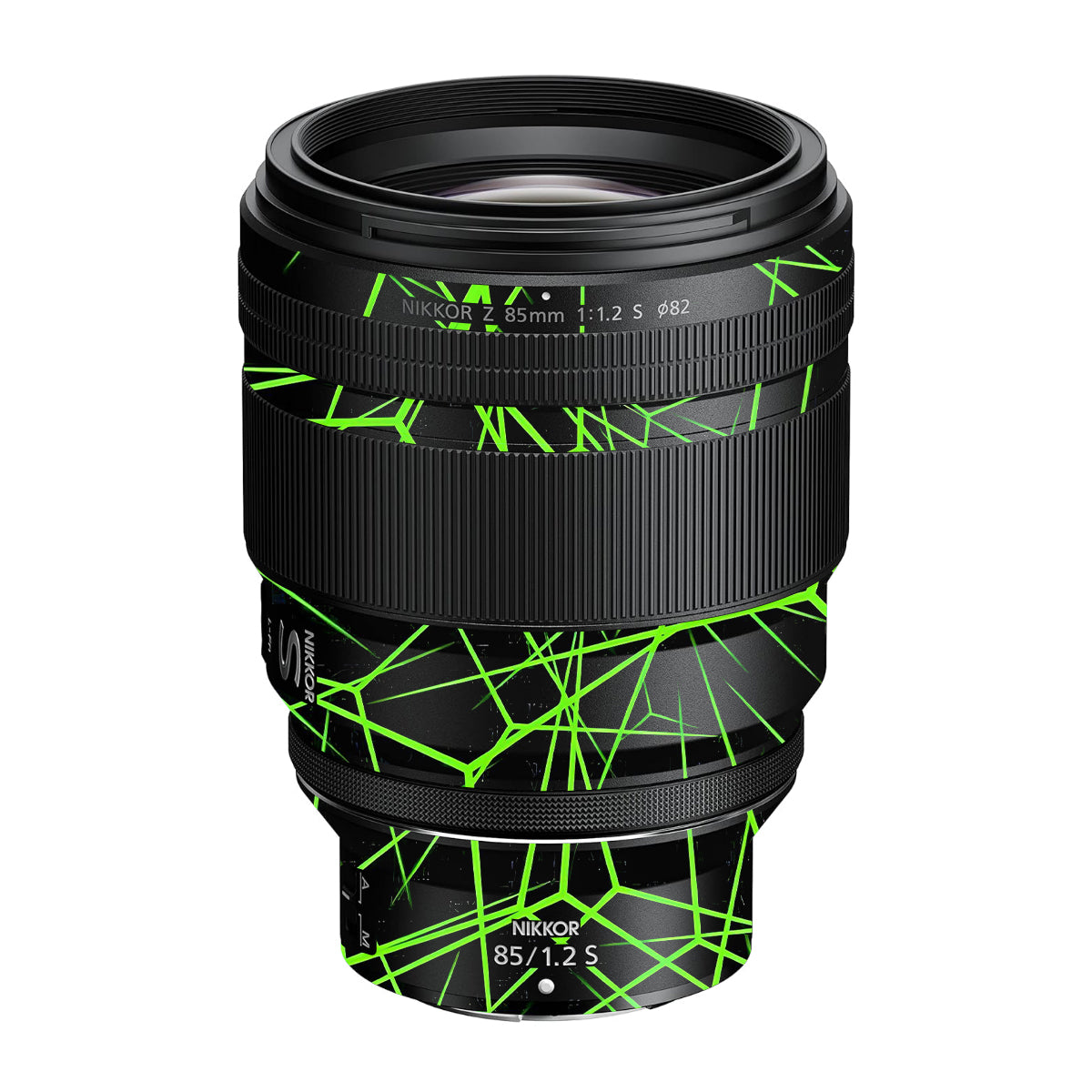 Neon Grid Nikon Nikkor Z 85mm F/1.2 S Camera Lens Skin