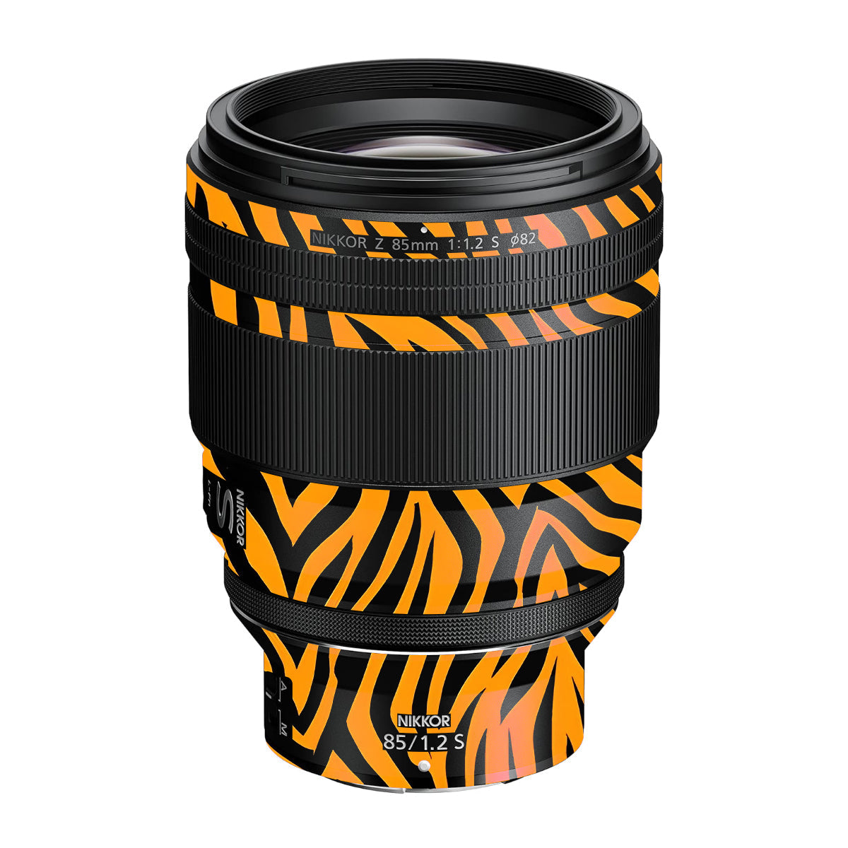 Zebra Gold Pattern Nikon Nikkor Z 85mm F/1.2 S Camera Lens Skin