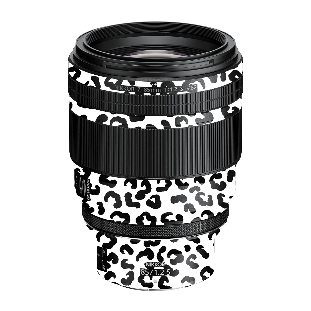 White Leopard Nikon Nikkor Z 85mm F/1.2 S Camera Lens Skin