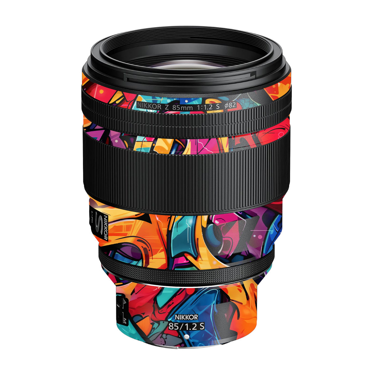 Urban Graffiti Explosion Nikon Nikkor Z 85mm F/1.2 S Camera Lens Skin