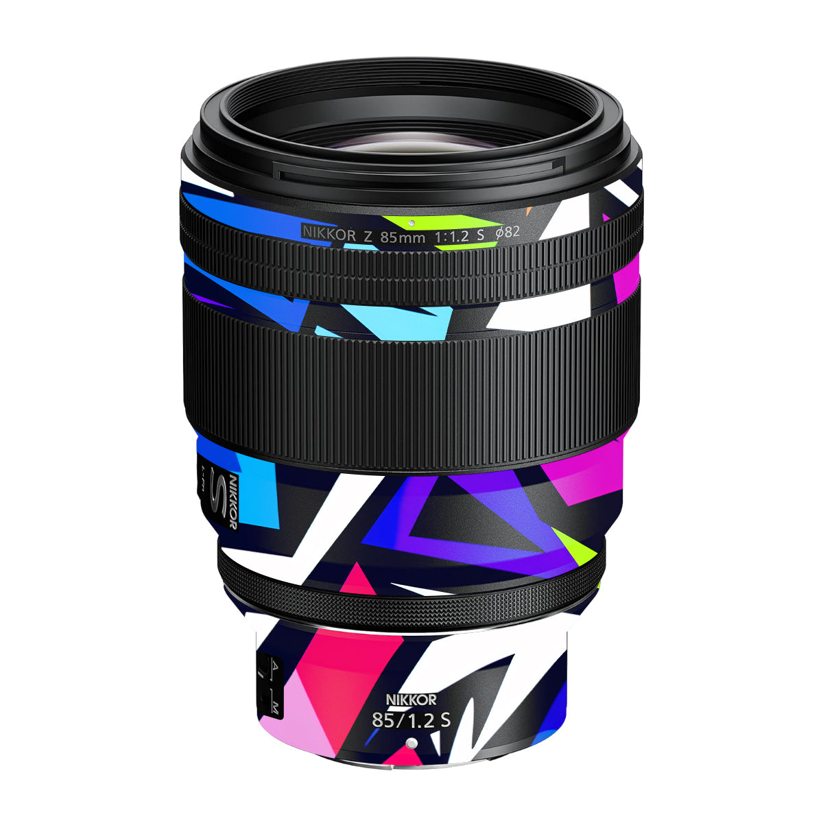 Bold Geometric Pop Nikon Nikkor Z 85mm F/1.2 S Camera Lens Skin
