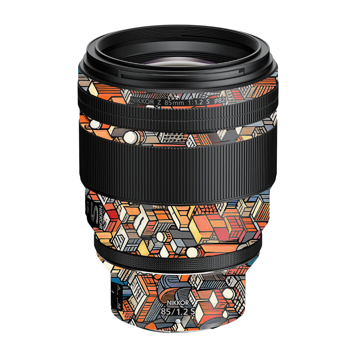 Isometric Cityscape Nikon Nikkor Z 85mm F/1.2 S Camera Lens Skin