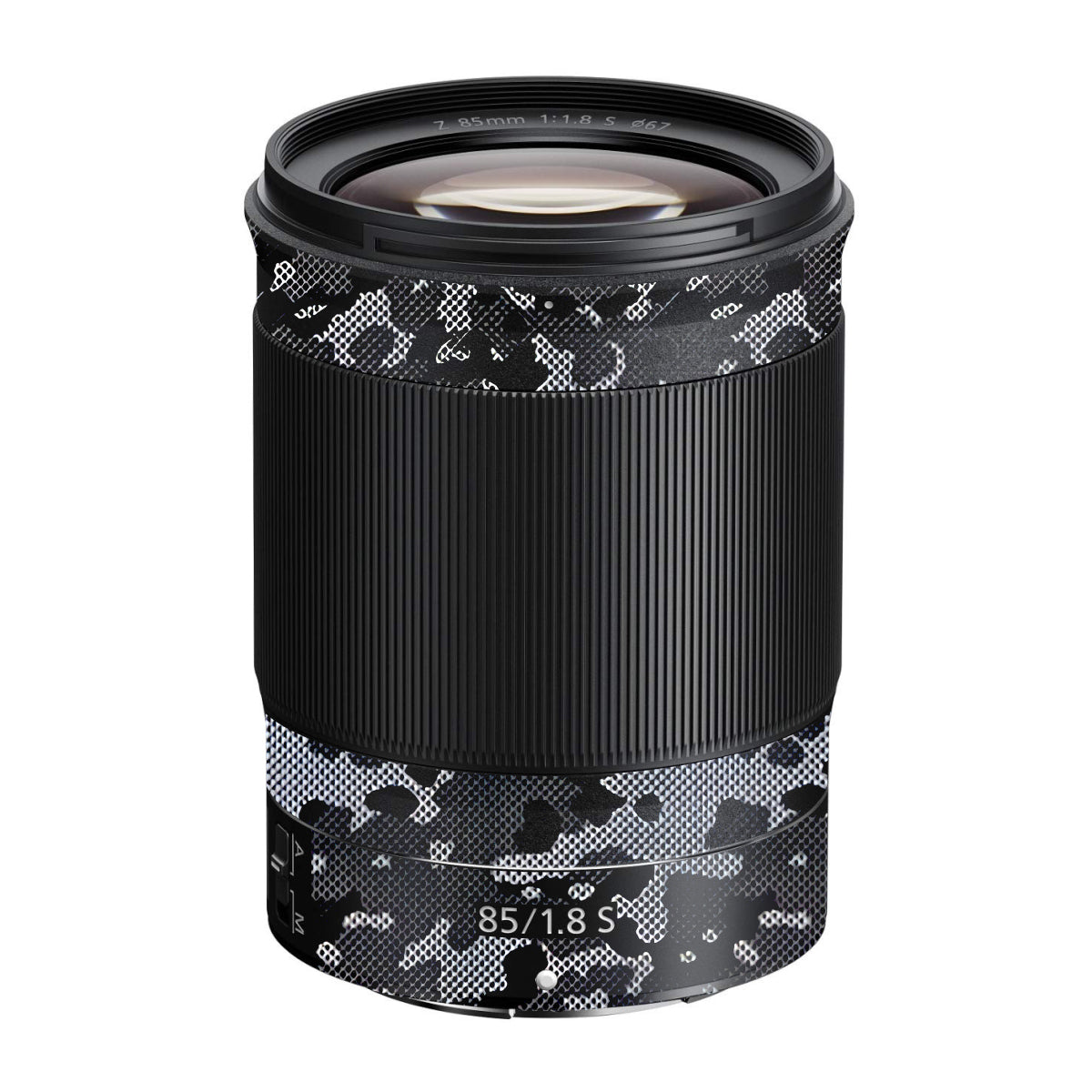 Stealth Grey Camo Nikon Nikkor Z 85mm F/1.8 S Camera Lens Skin