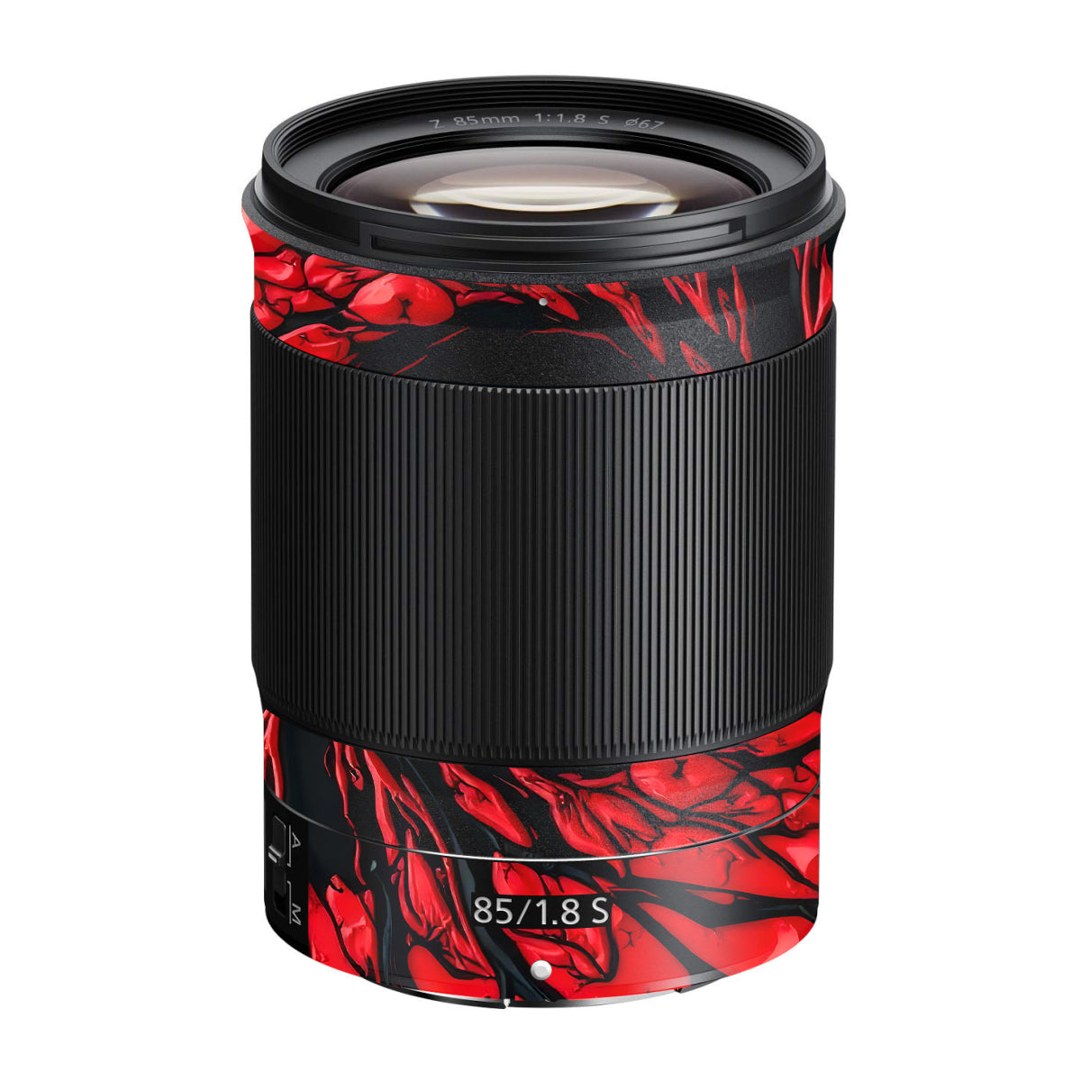 Venom Red Nikon Nikkor Z 85mm F/1.8 S Camera Lens Skin