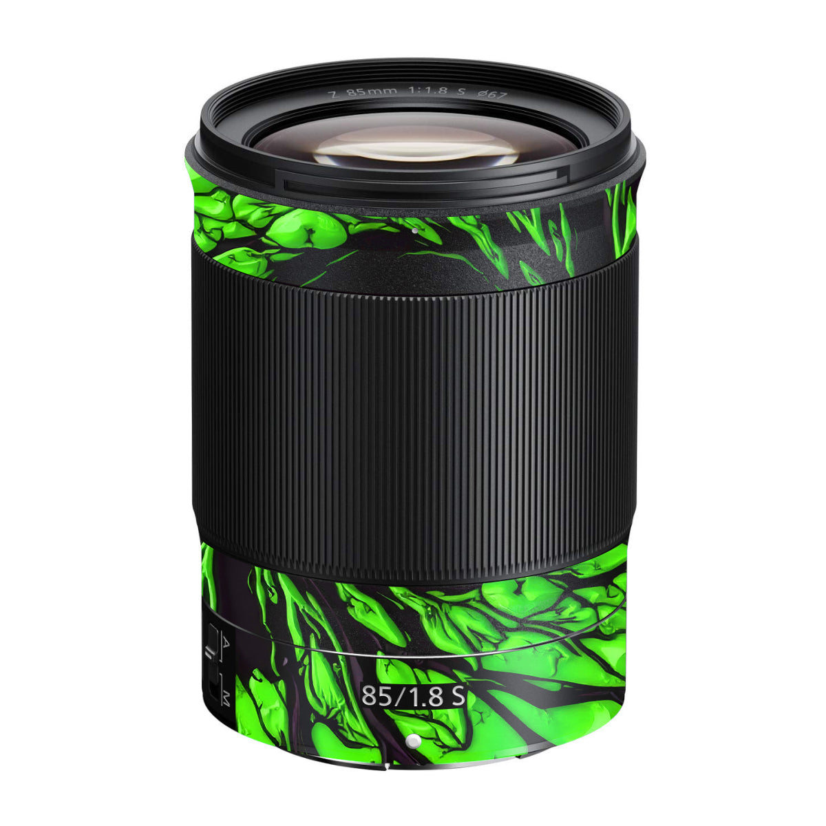 Venom Green Nikon Nikkor Z 85mm F/1.8 S Camera Lens Skin