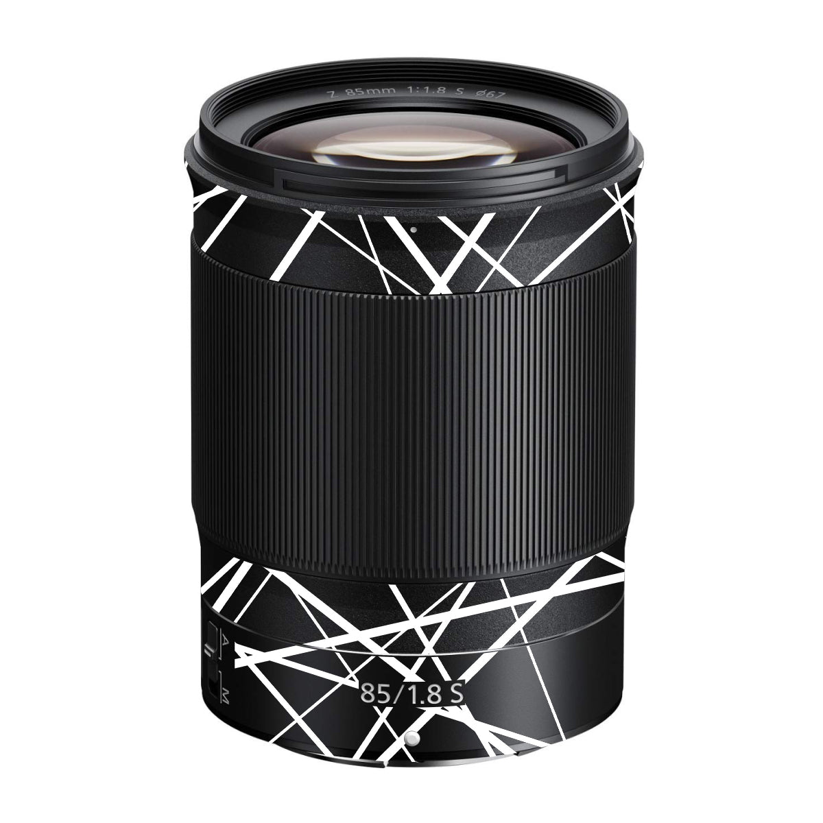 Mono Grid Nikon Nikkor Z 85mm F/1.8 S Camera Lens Skin