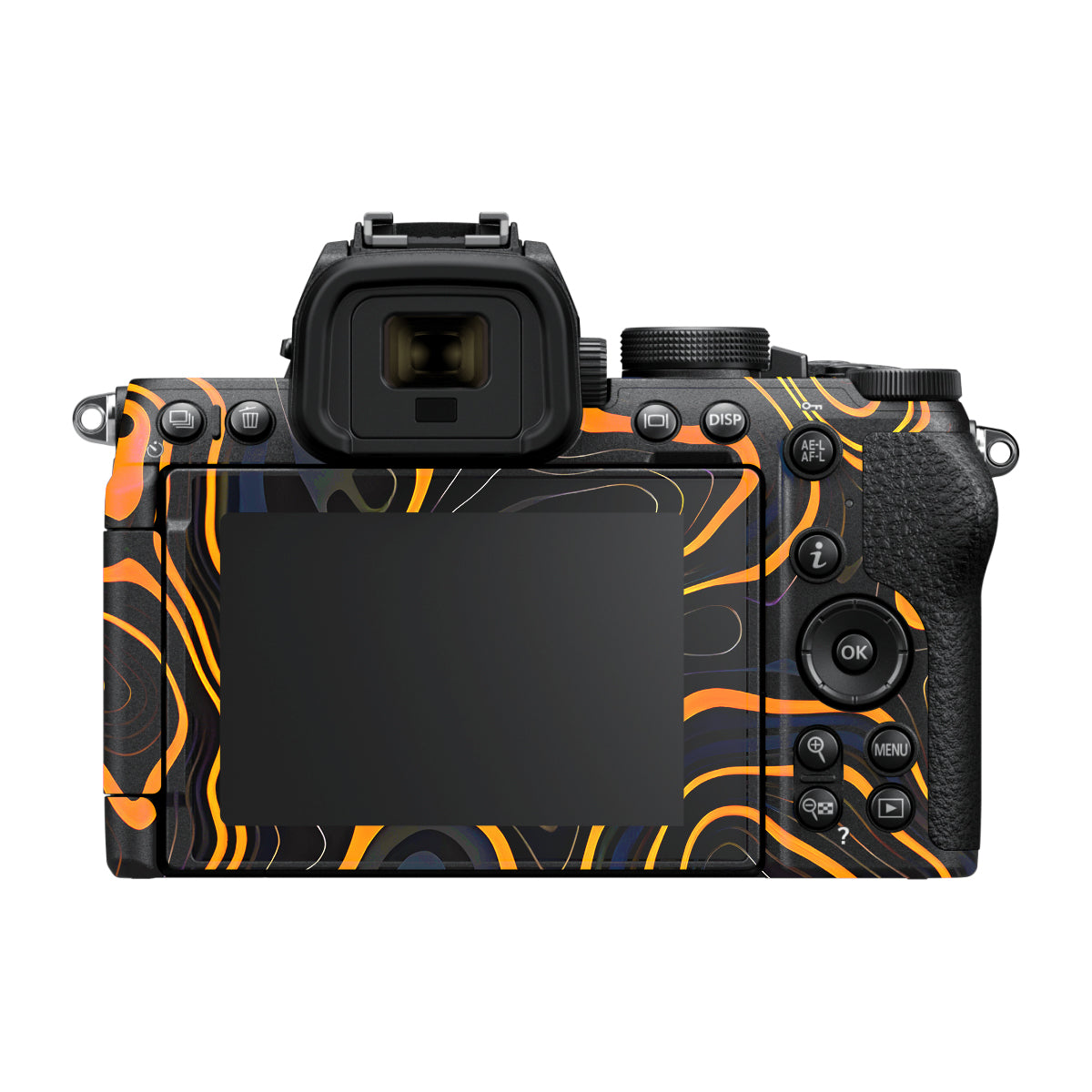 Amber Topographic Waves Nikon Z50 II Camera Skin