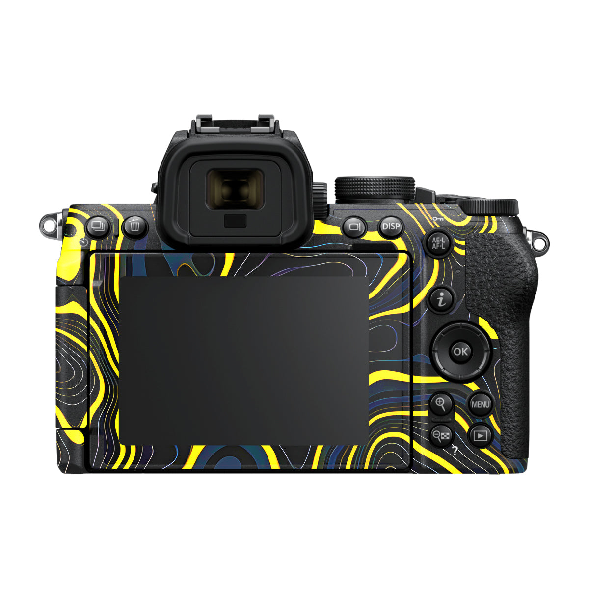 Neon Lava Contours Nikon Z50 II Camera Skin