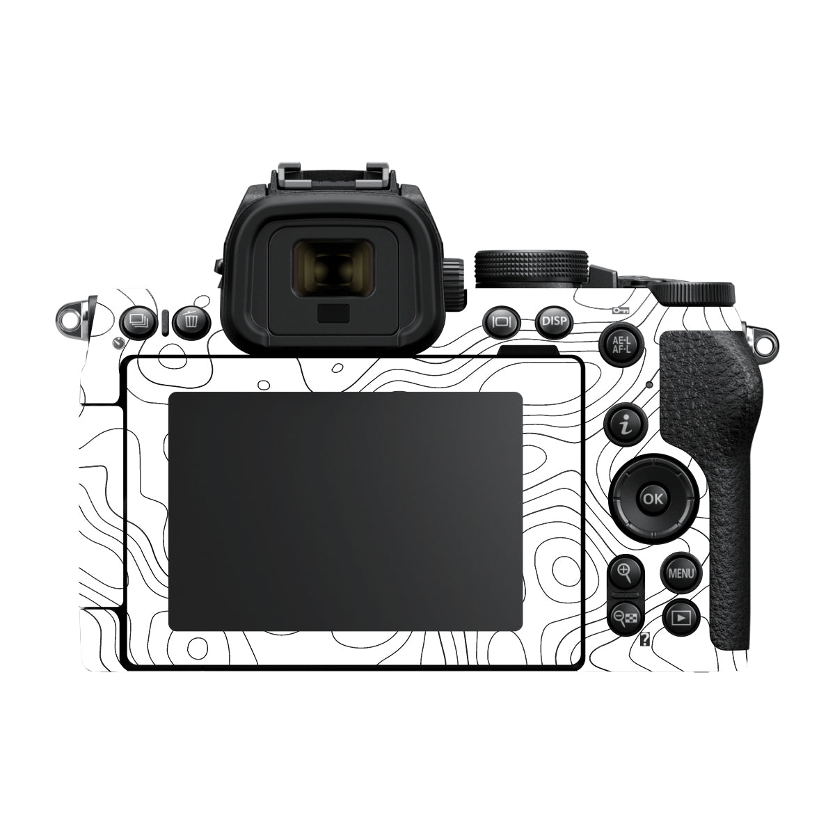 White Contour Design Nikon Z50 II Camera Skin