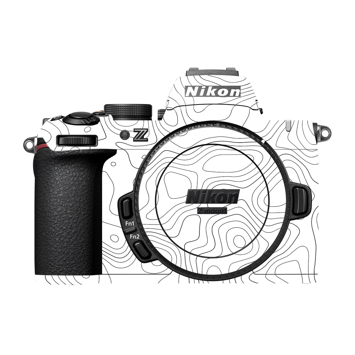 White Contour Design Nikon Z50 II Camera Skin