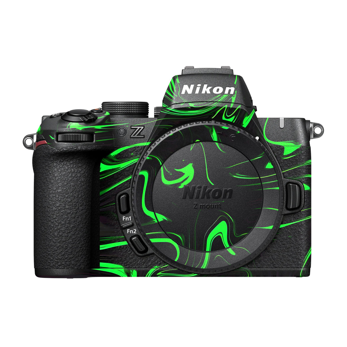 Green Liquid Pattern Nikon Z50 II Camera Skin