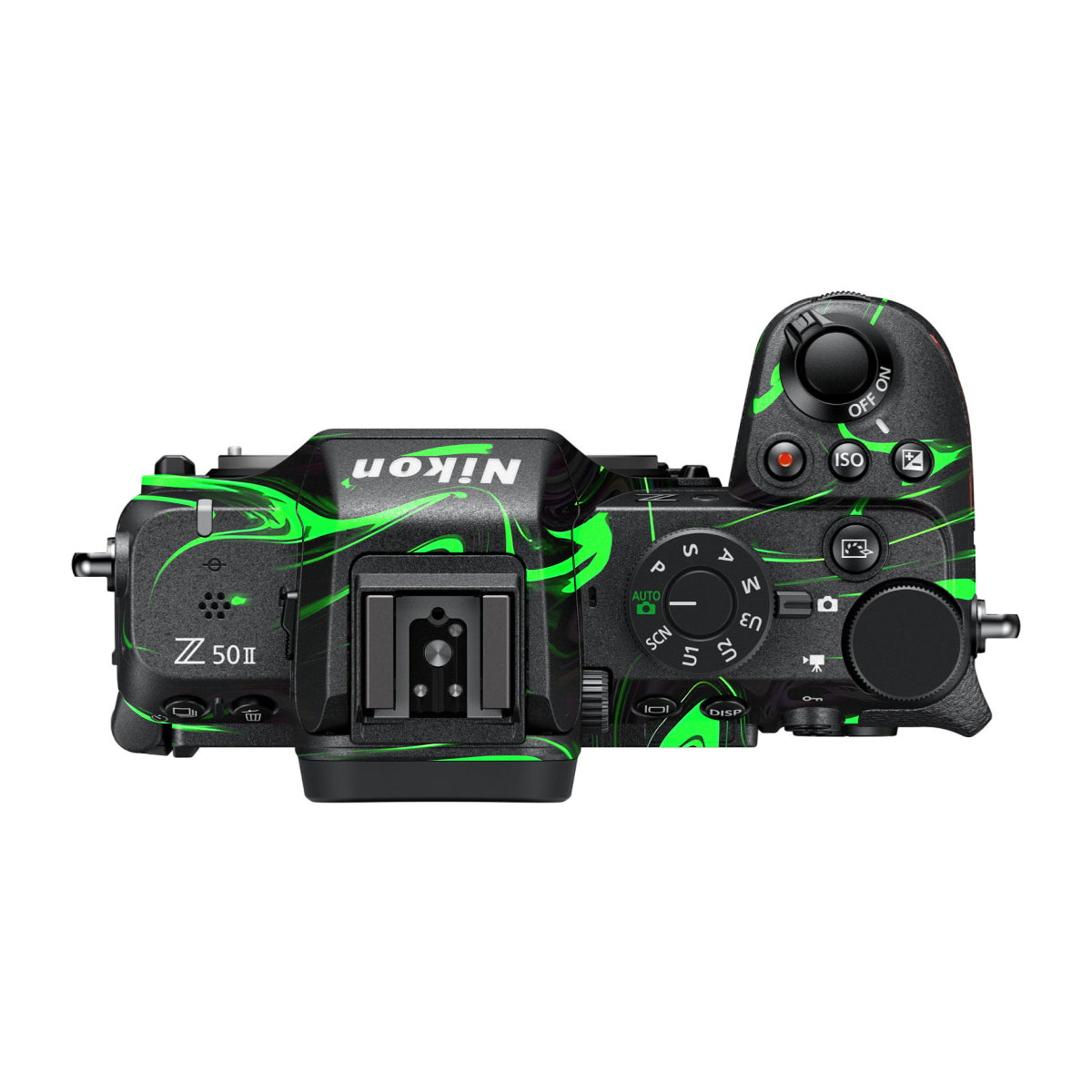 Green Liquid Pattern Nikon Z50 II Camera Skin