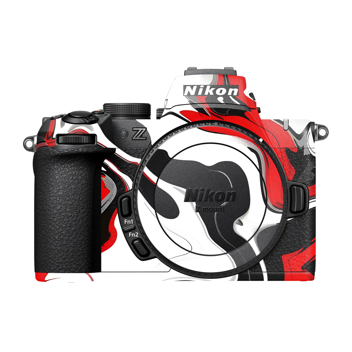 Scarlet and White Motion Nikon Z50 II Camera Skin