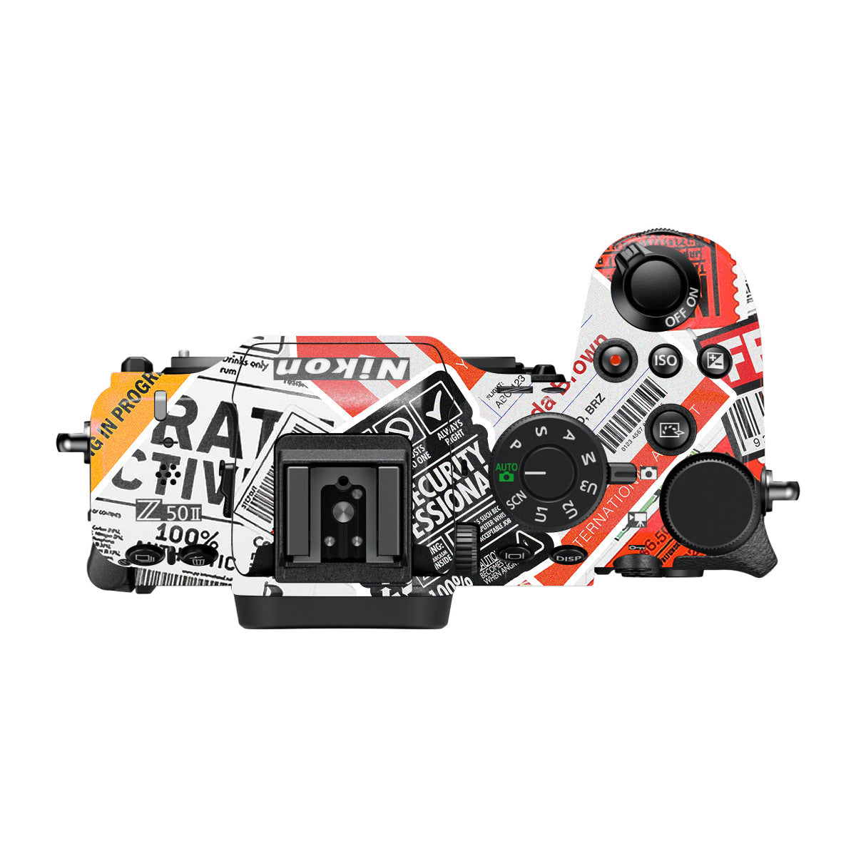 Tech Aesthetic Sticker Collage Nikon Z50 II Camera Skin