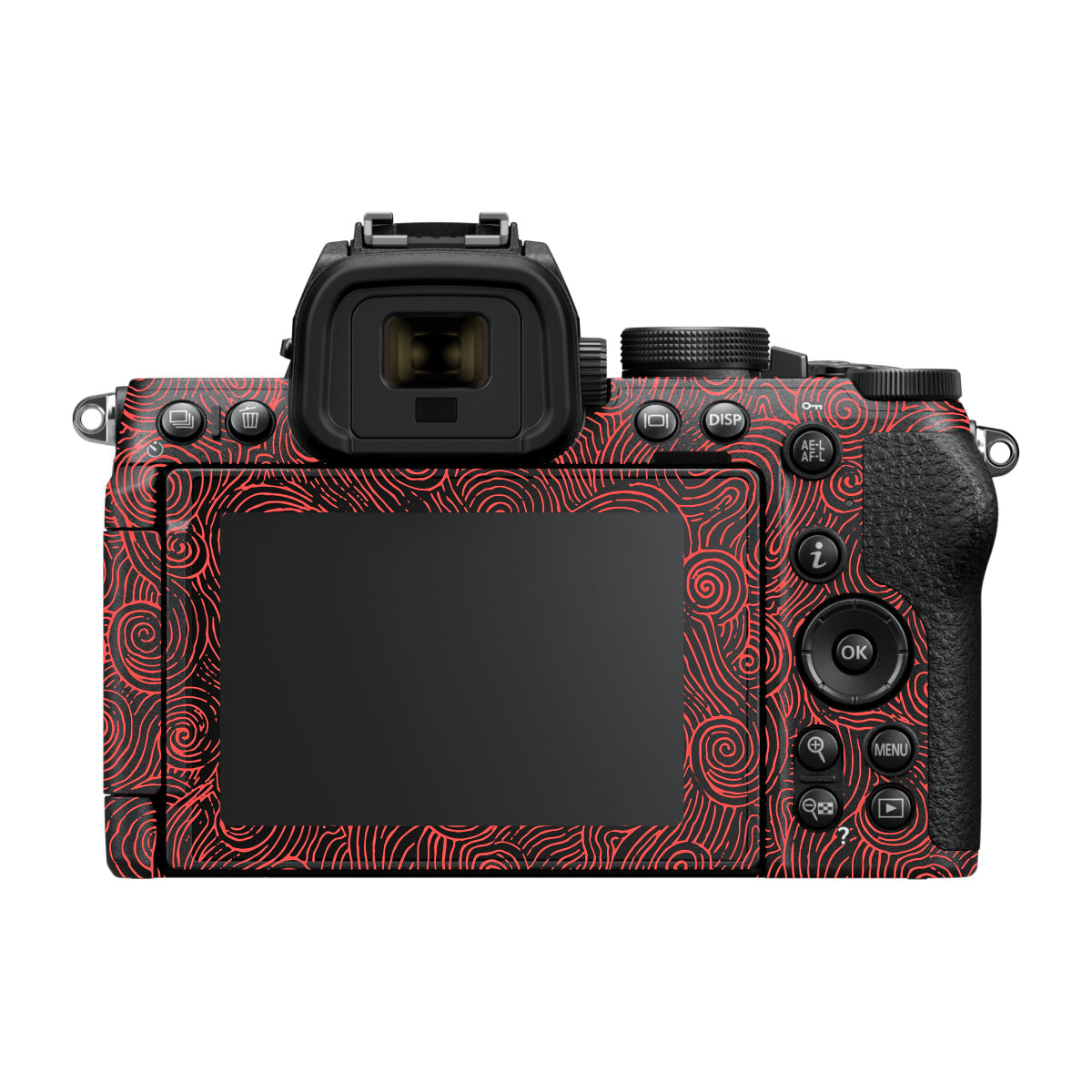 Red Spirals Nikon Z50 II Camera Skin
