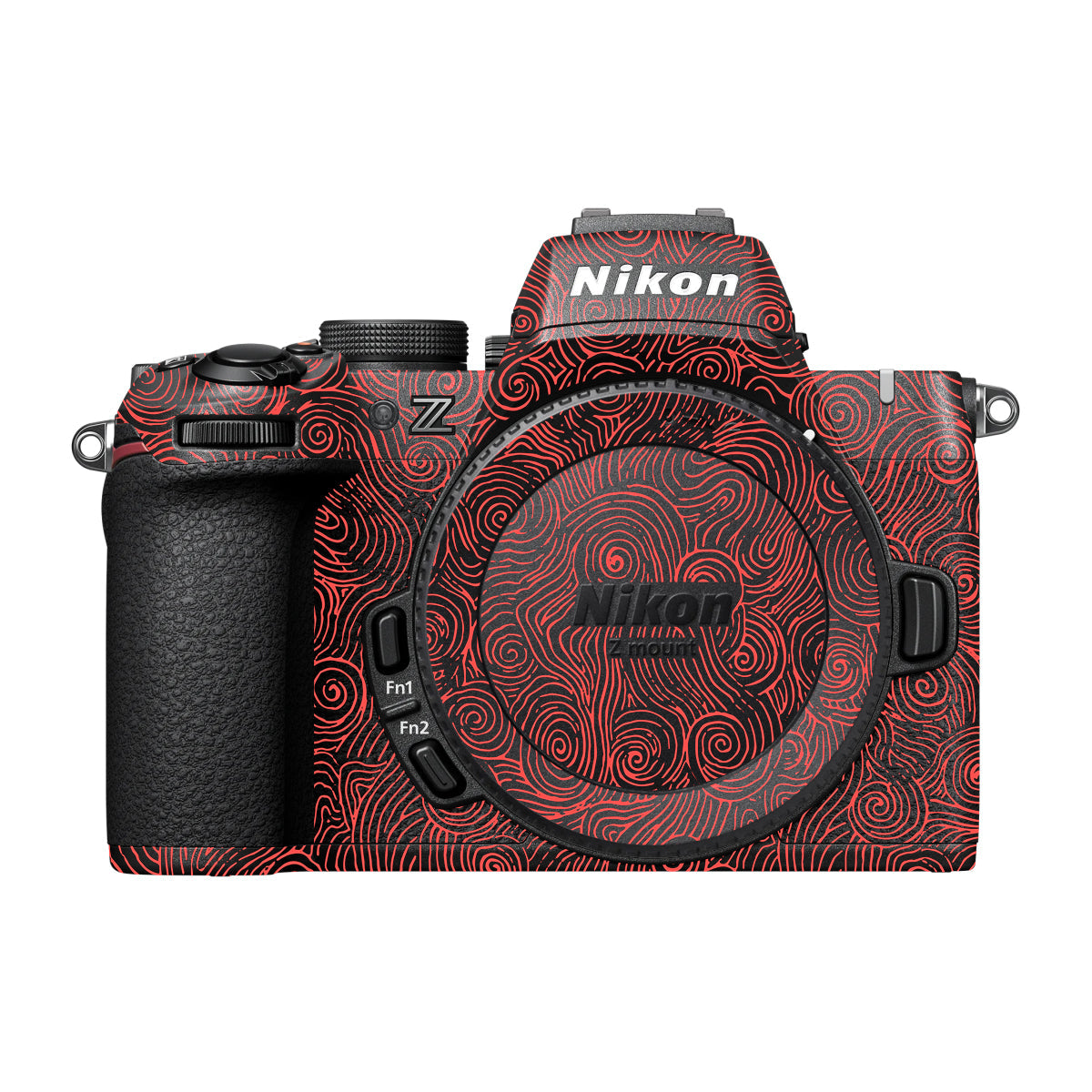 Red Spirals Nikon Z50 II Camera Skin