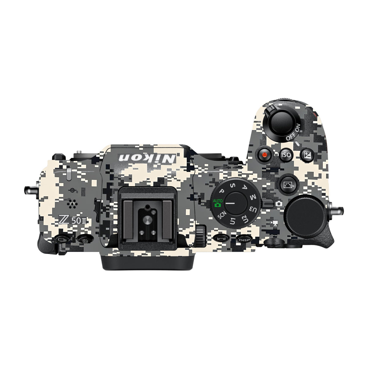 Grey Black Pixel Nikon Z50 II Camera Skin