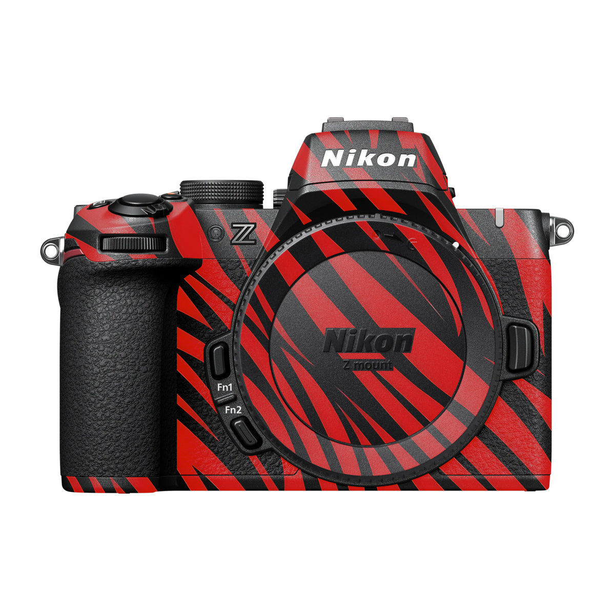 Red and Black Stripes Nikon Z50 II Camera Skin