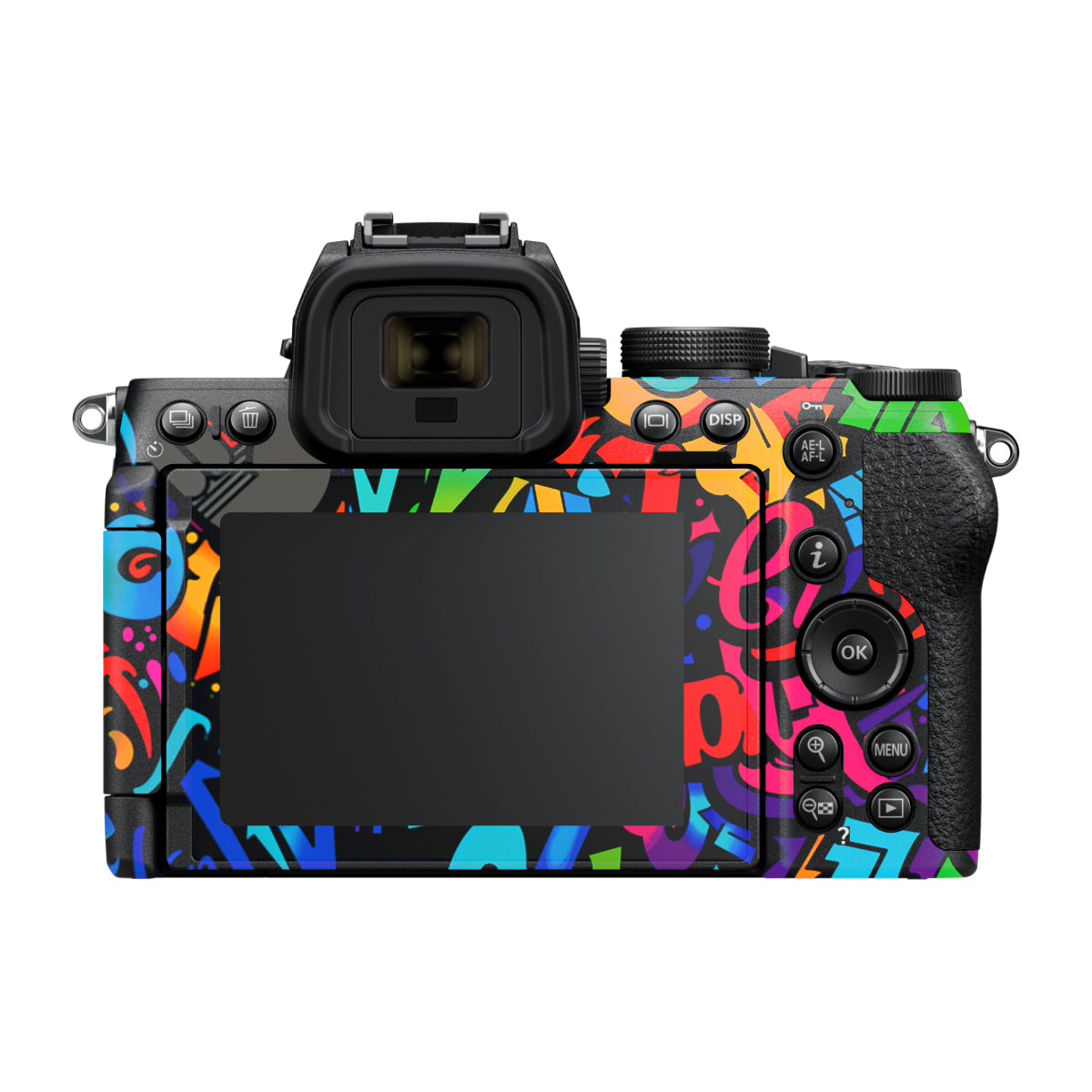 Colorful Urban Street Art Lettering Nikon Z50 II Camera Skin