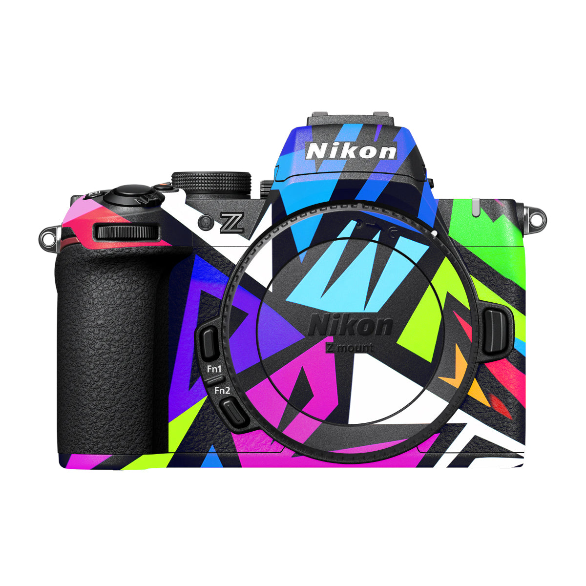Bold Geometric Pop Nikon Z50 II Camera Skin
