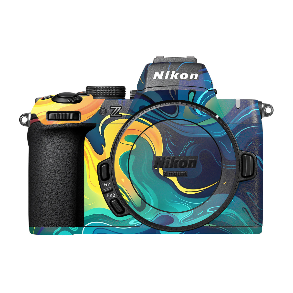 Rainbow Liquid Fusion Nikon Z50 II Camera Skin