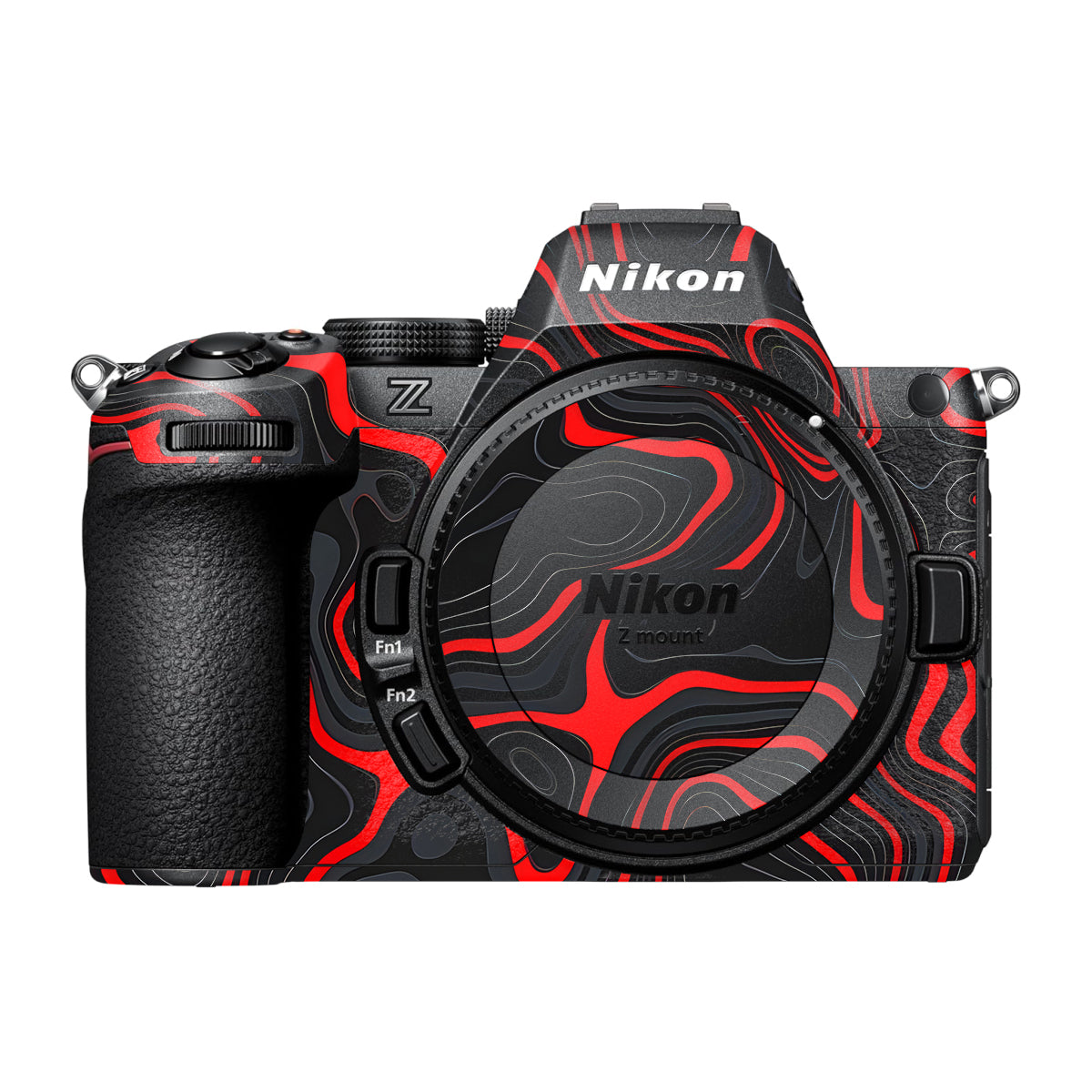 Crimson Waves Nikon Z5 II Camera Skin