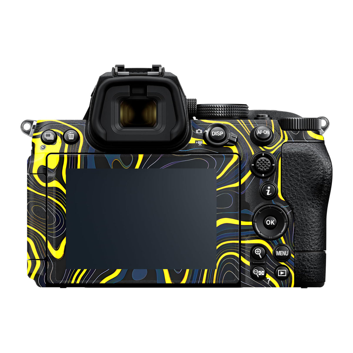 Neon Lava Contours Nikon Z5 II Camera Skin