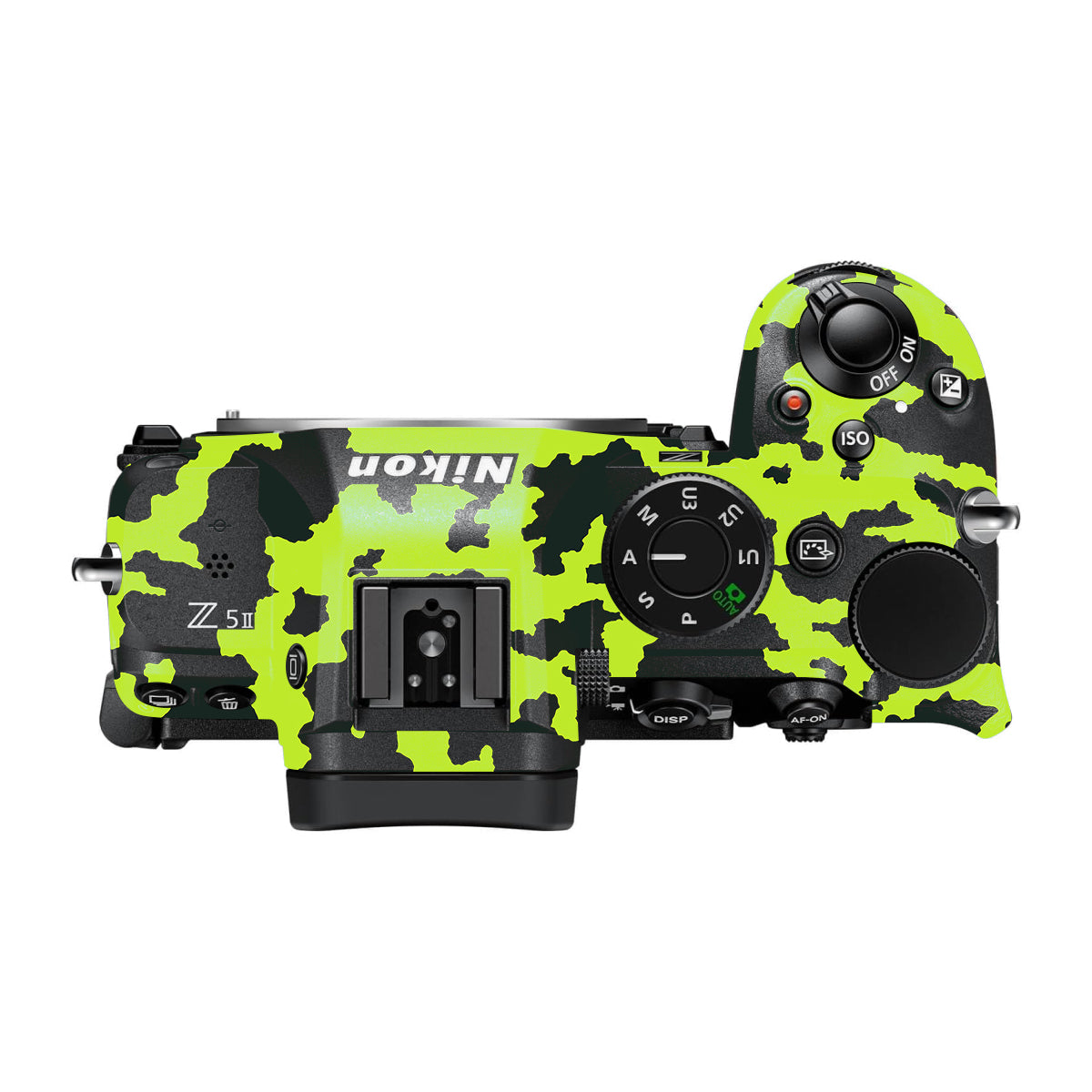 Neon Green Splatter Nikon Z5 II Camera Skin