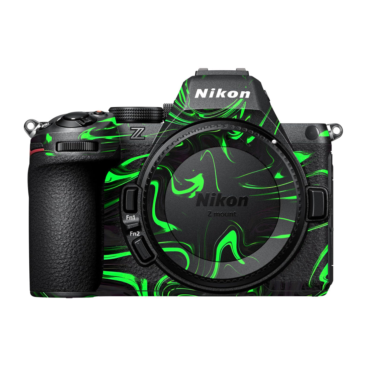 Green Liquid Pattern Nikon Z5 II Camera Skin