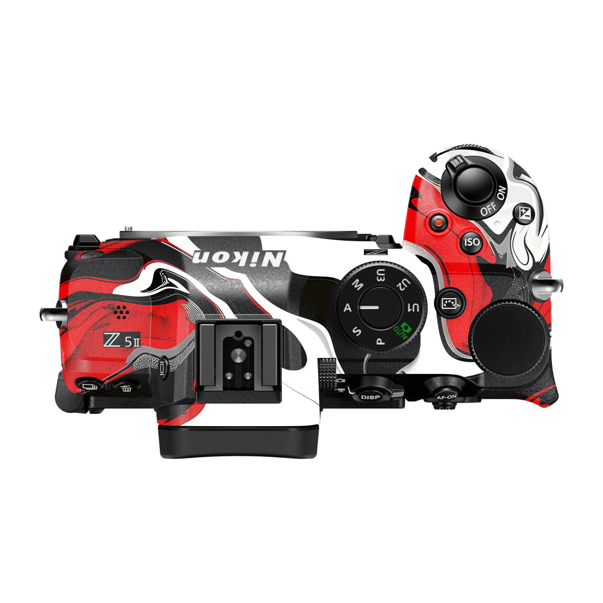 Scarlet and White Motion Nikon Z5 II Camera Skin