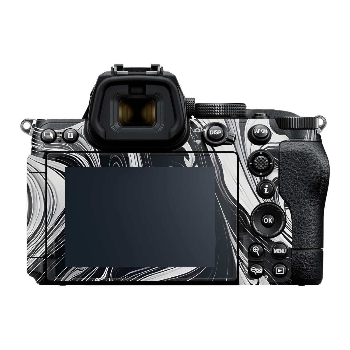 Black and White Marble Nikon Z5 II Camera Skin