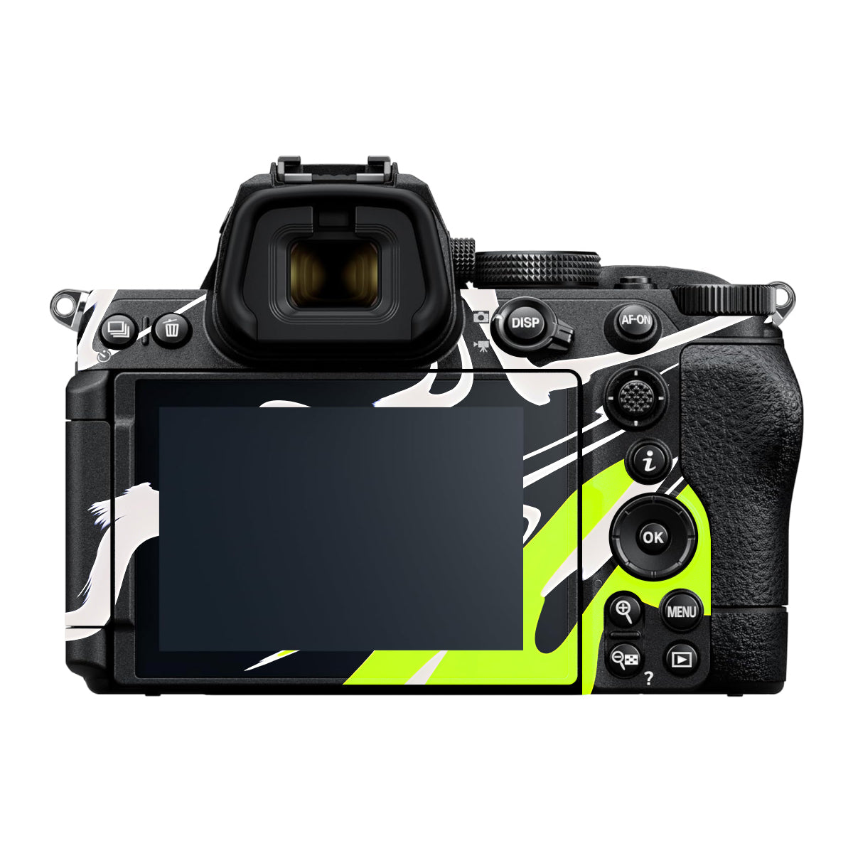 Neon Green and Black Pattern Nikon Z5 II Camera Skin