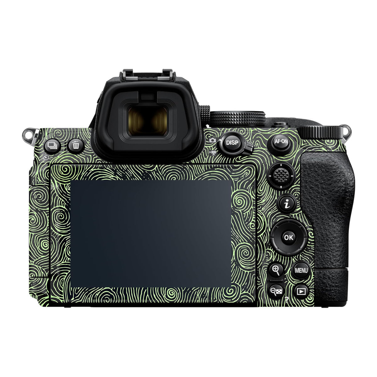 Green Spirals Nikon Z5 II Camera Skin