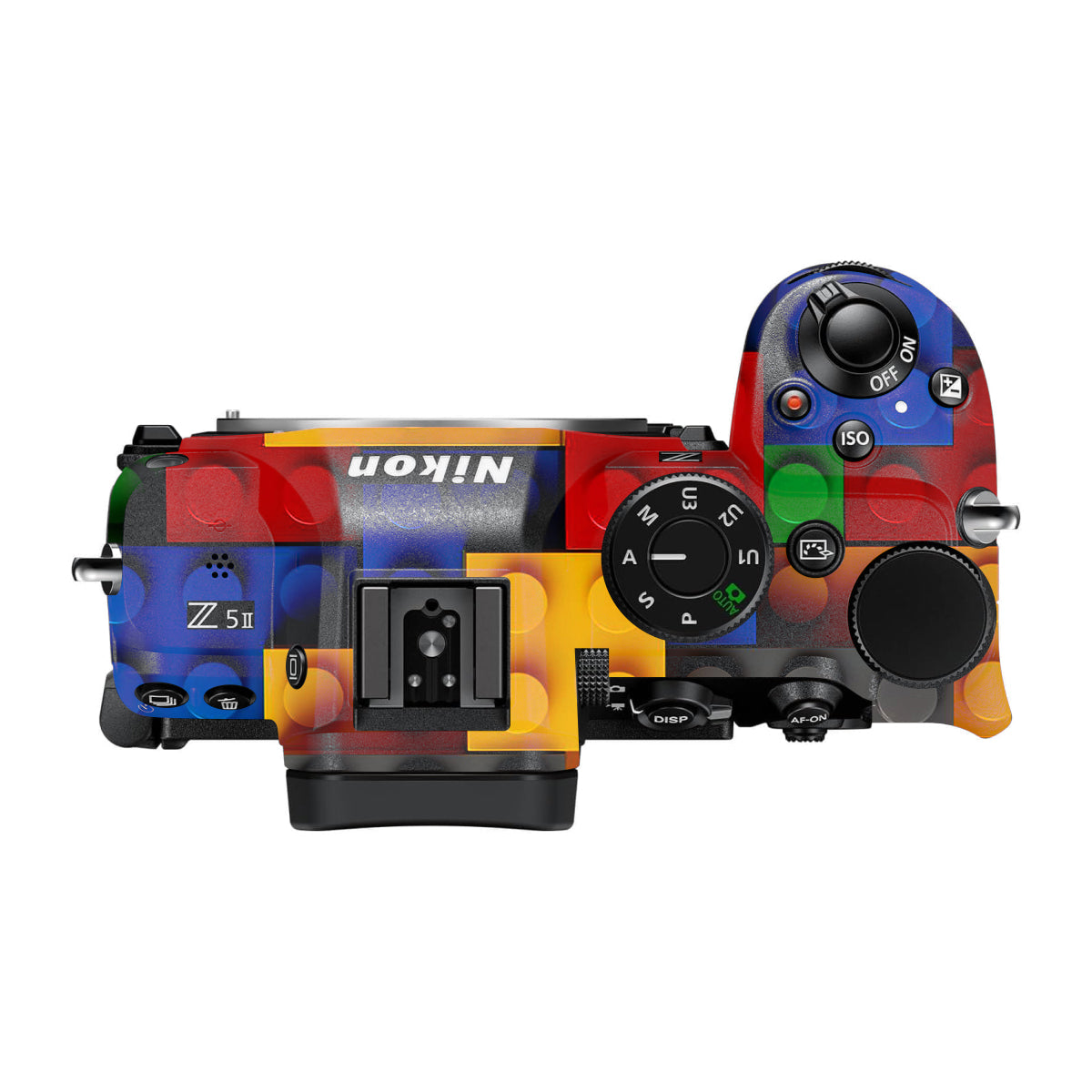 Colorful LEGO Brick Wall Pattern Nikon Z5 II Camera Skin