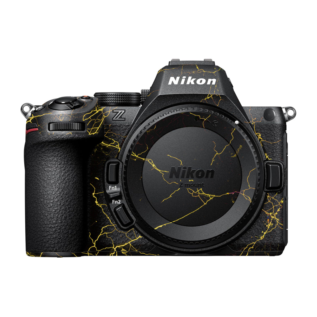 Electric Gold Veins Nikon Z5 II Camera Skin