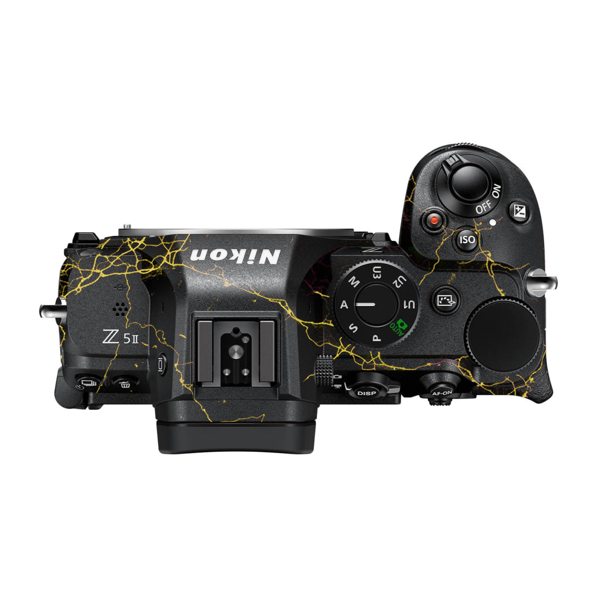 Electric Gold Veins Nikon Z5 II Camera Skin