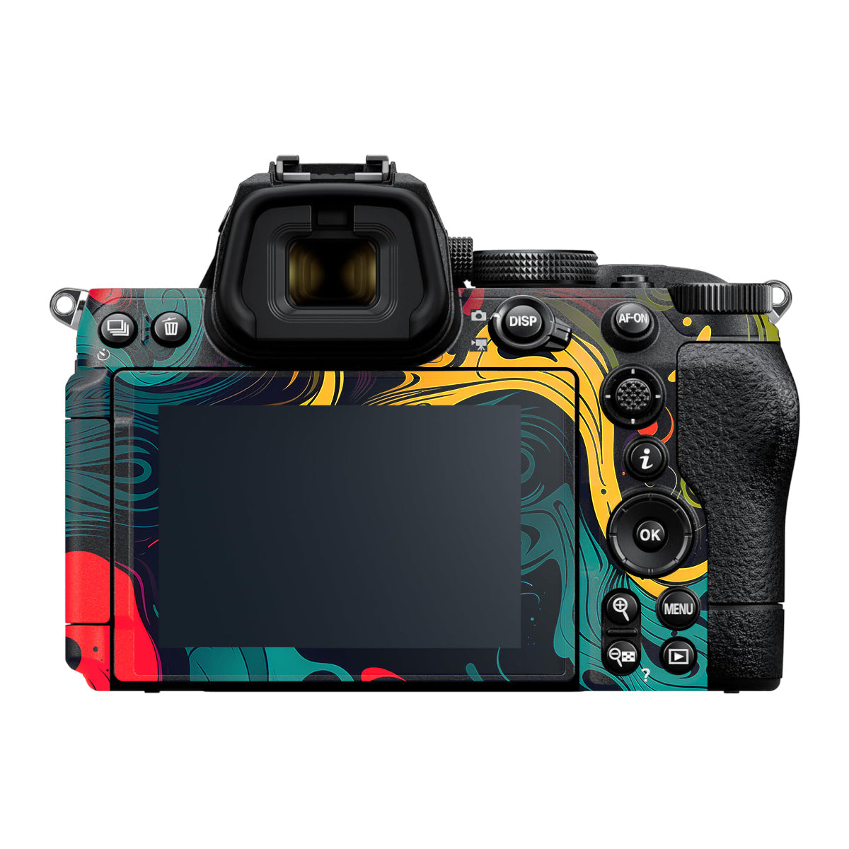 Psychedelic Color Swirl Nikon Z5 II Camera Skin