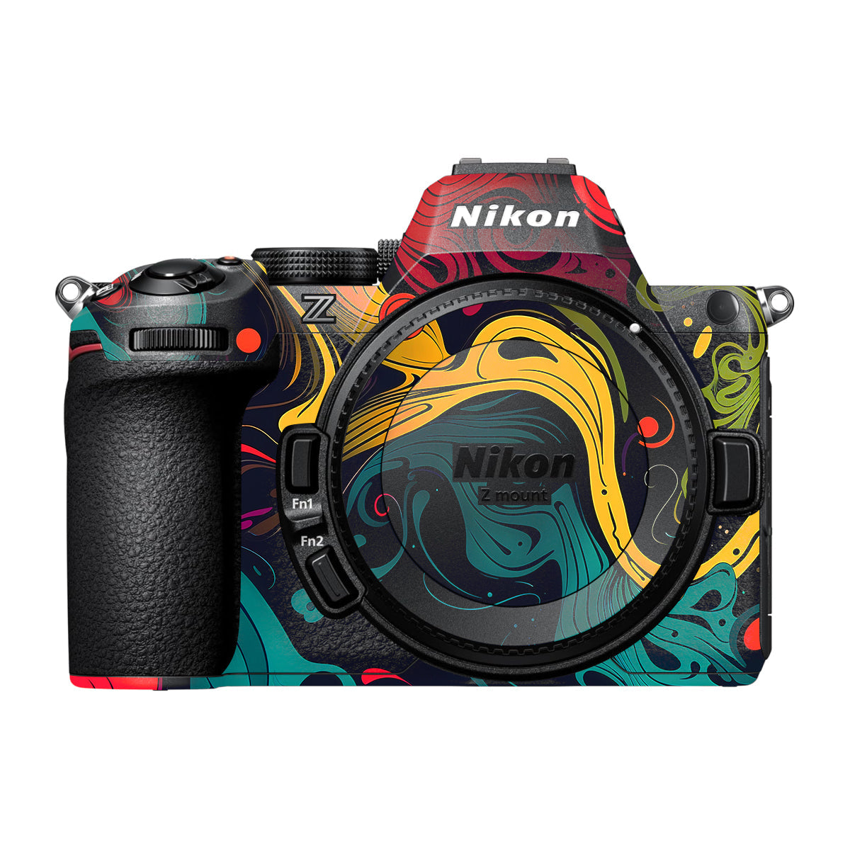Psychedelic Color Swirl Nikon Z5 II Camera Skin
