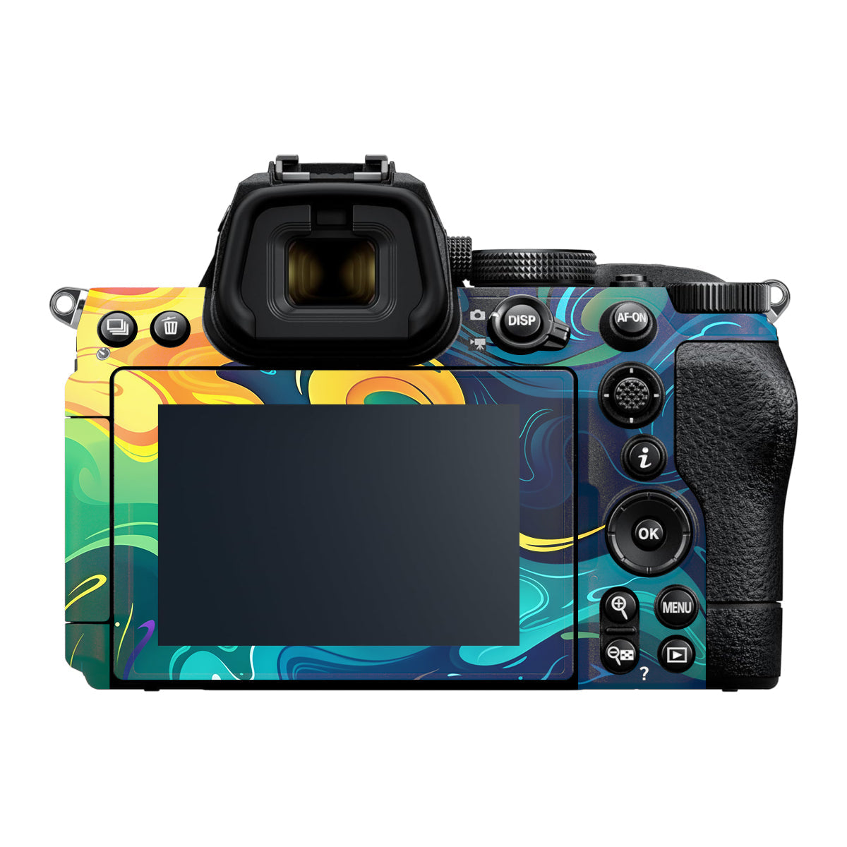 Rainbow Liquid Fusion Nikon Z5 II Camera Skin
