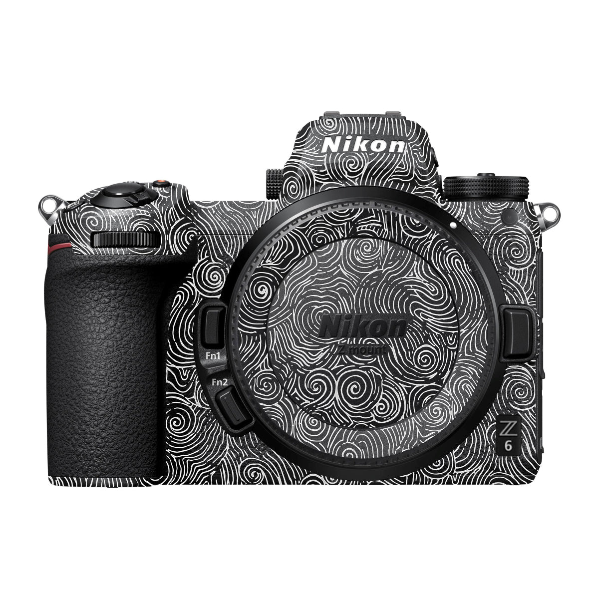 White Spirals Nikon Z6 Camera Skin