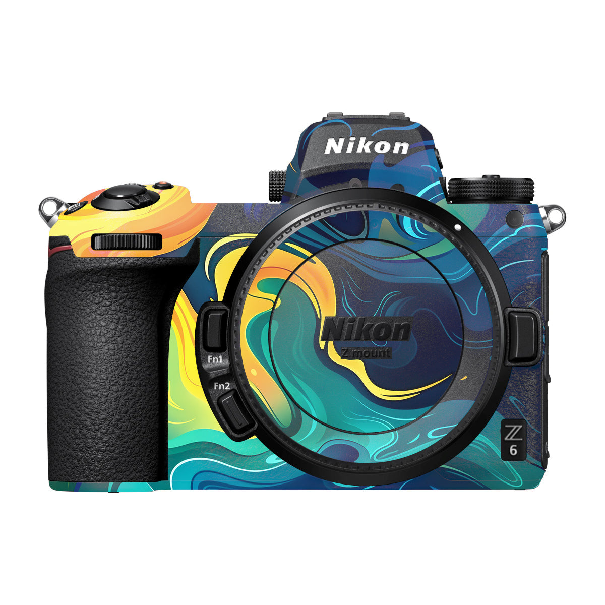 Rainbow Liquid Fusion Nikon Z6 Camera Skin