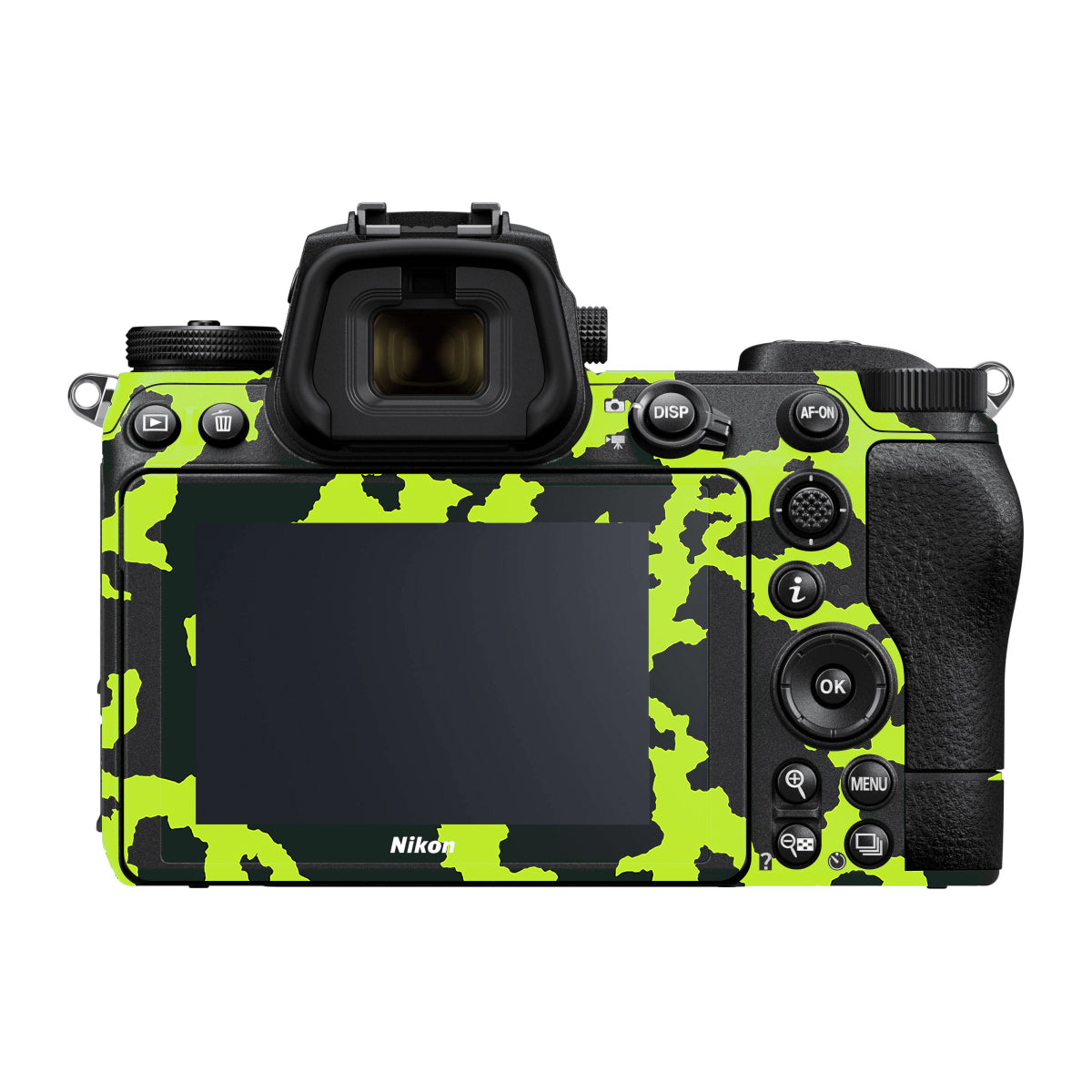 Neon Green Splatter Nikon Z6 II Camera Skin