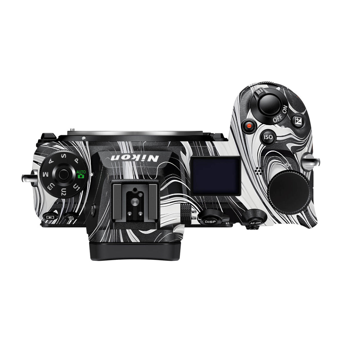Black and White Marble Nikon Z6 II Camera Skin